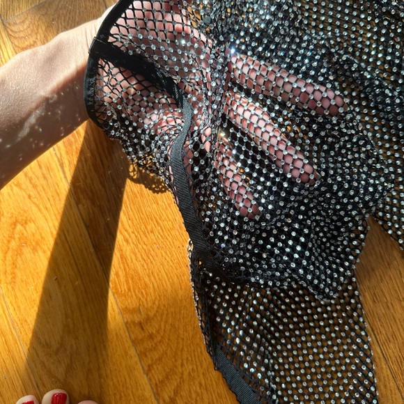 Asos design kenza rhinestone sparkling over the knee boots heels - Picture 4 of 7